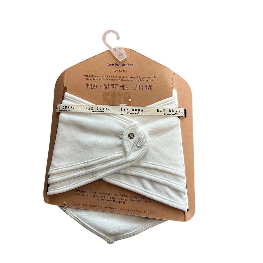 Rae Dunn Set of‎ 3 Cotton Bandana Bibs
